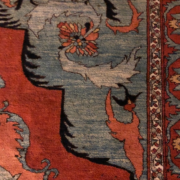 Hand knotted Oriental rug, Art Serapi 6’8” x 8’7” - Picture 6 of 6